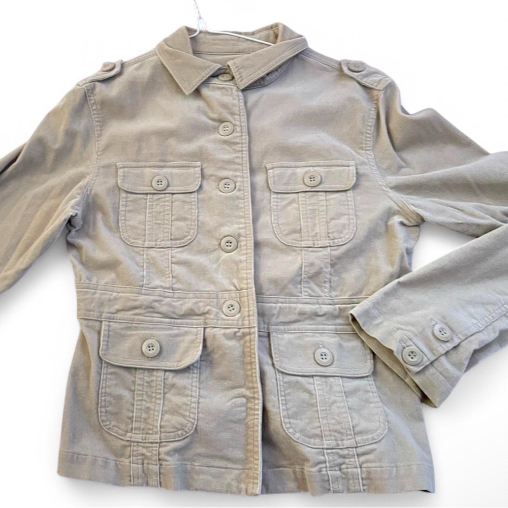 Women's Boho Chic Beige Jacket